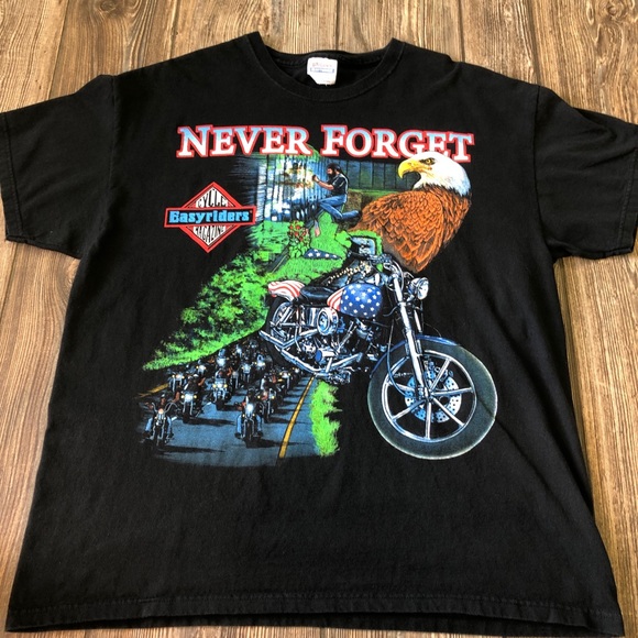 Harley-Davidson Other - SOLD Harley Davidson Never Forget Black T